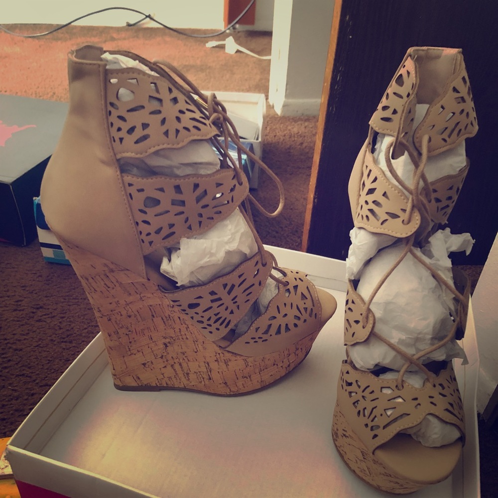High heel shoes